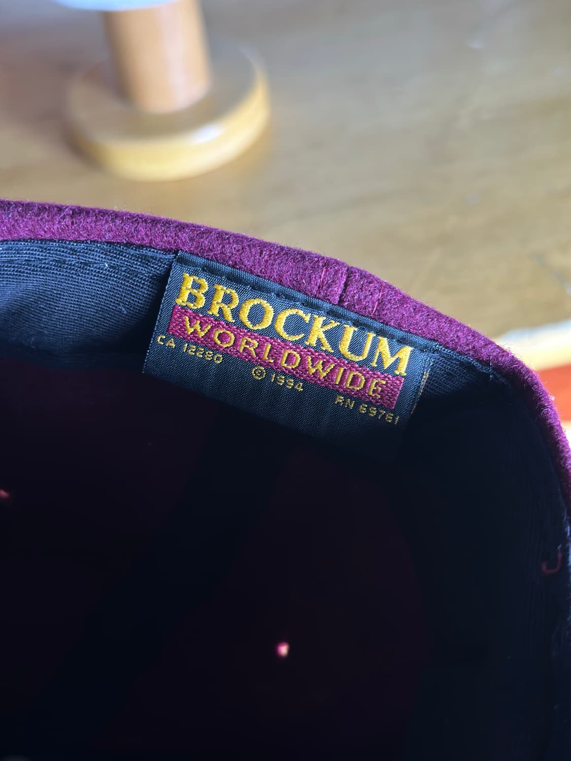 90s Rolling Stones 빈티지 롤링스톤즈 투어 울 모자 상품이미지3