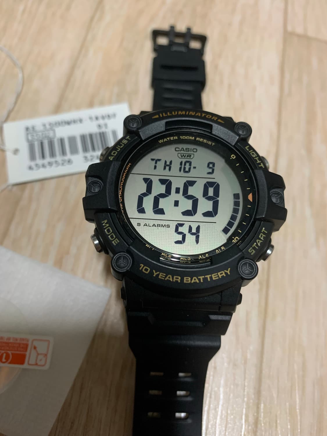 카시오 ae 1500whx 시계 상품이미지2