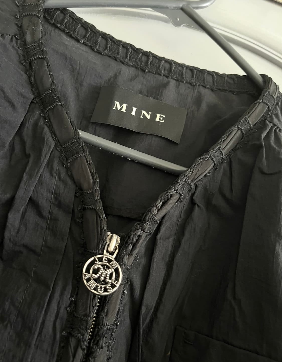 21ss 마인 텍스처 블록 집업 점퍼 55사이즈 상품이미지5