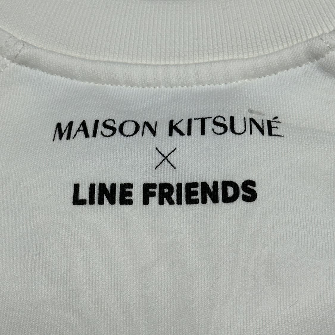 S 메종키츠네 x 라인 프렌즈 프린팅 맨투맨 상품이미지5