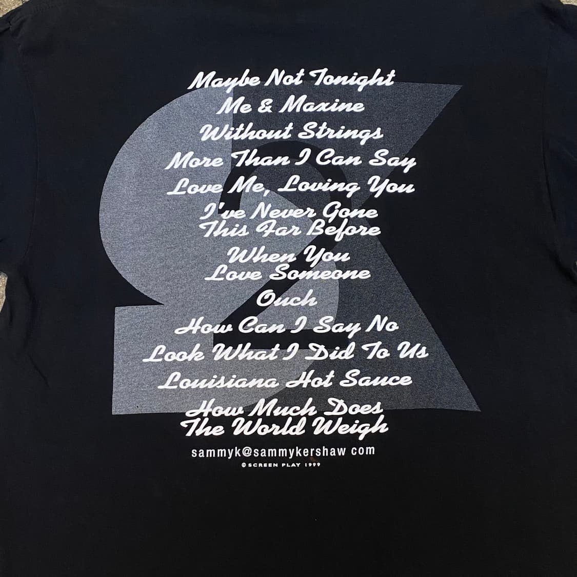 미국 빈티지 델타 뮤지션 세미 커쇼 99s 반팔티 락티셔츠 상품이미지6