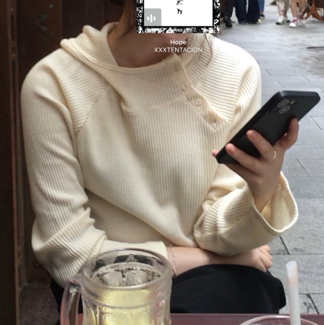 waffle snap hoodie 상품이미지1