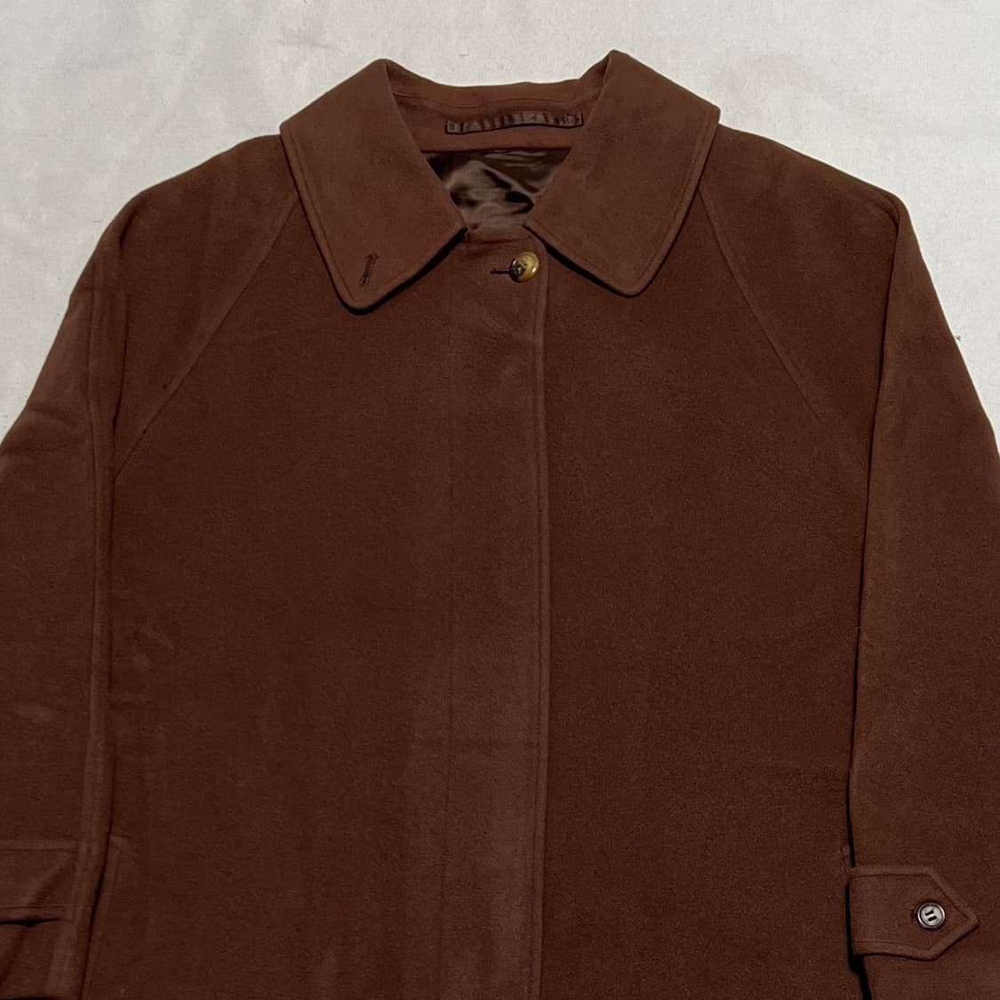 M 버버리 브라운 울 코트 상품이미지1