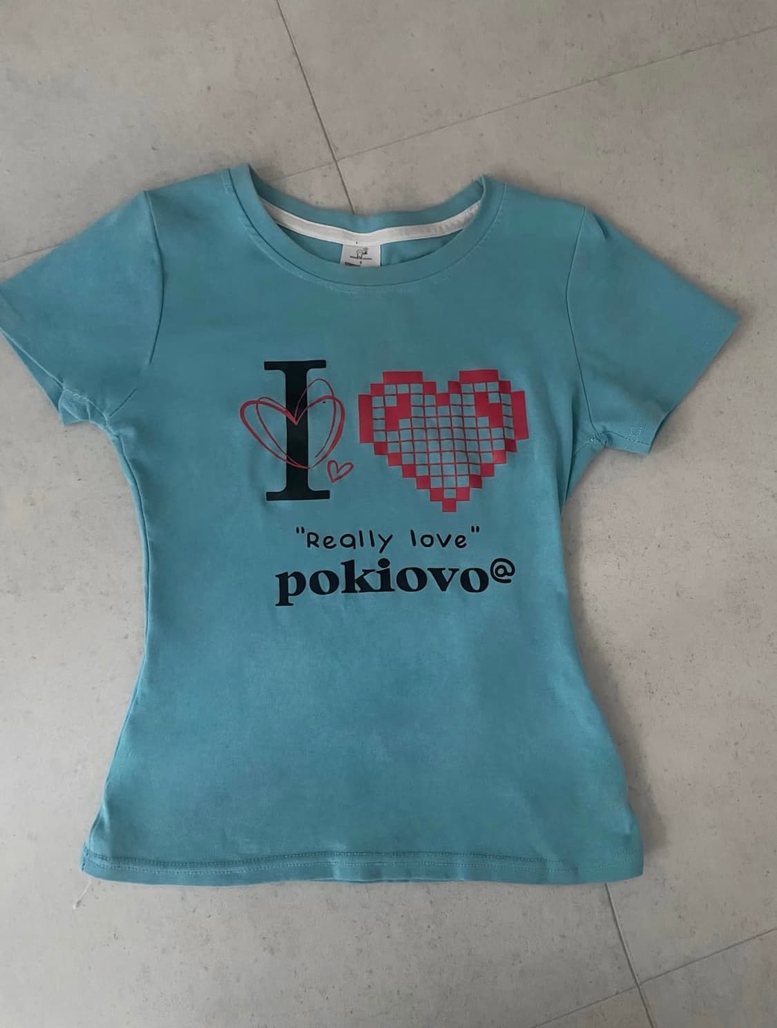 Poki love T 반팔 상품이미지1