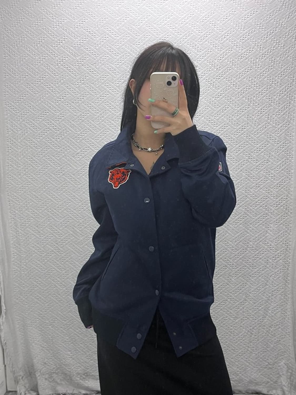 뉴에라 시카고 베어스 바시티 봄버 자켓 M C07093 상품이미지1