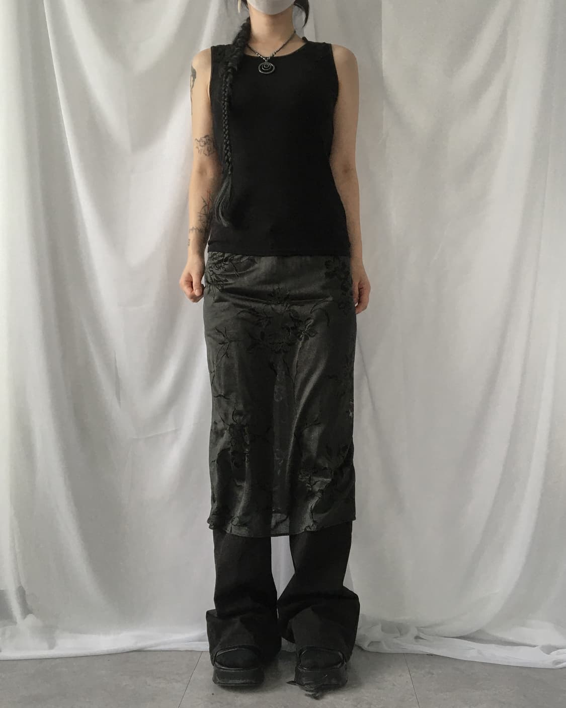 Crochet lace trimming sleeveless 상품이미지6