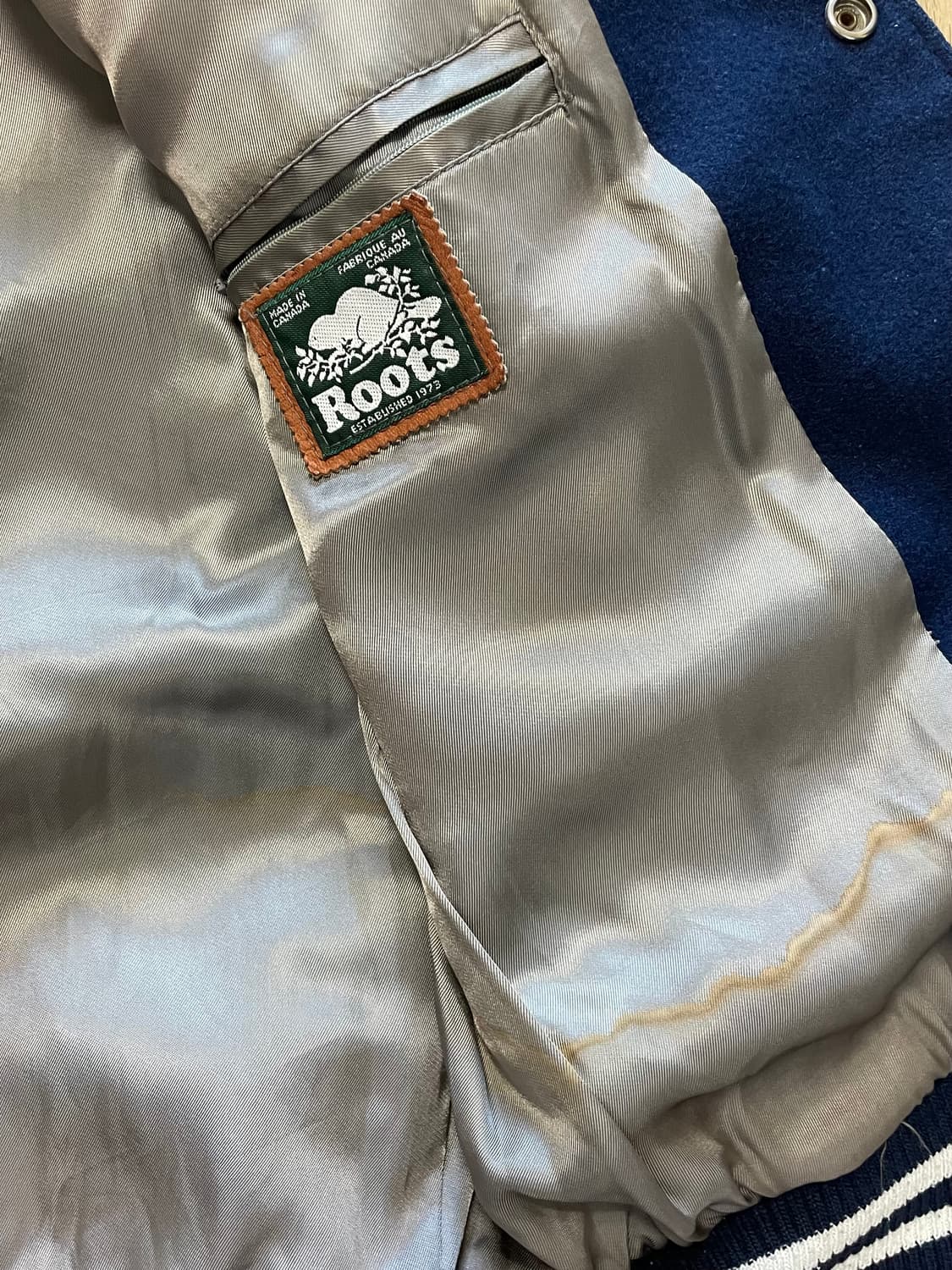 국내 유일 80s Made Canada 루츠 빈티지 바시티 자켓 상품이미지5