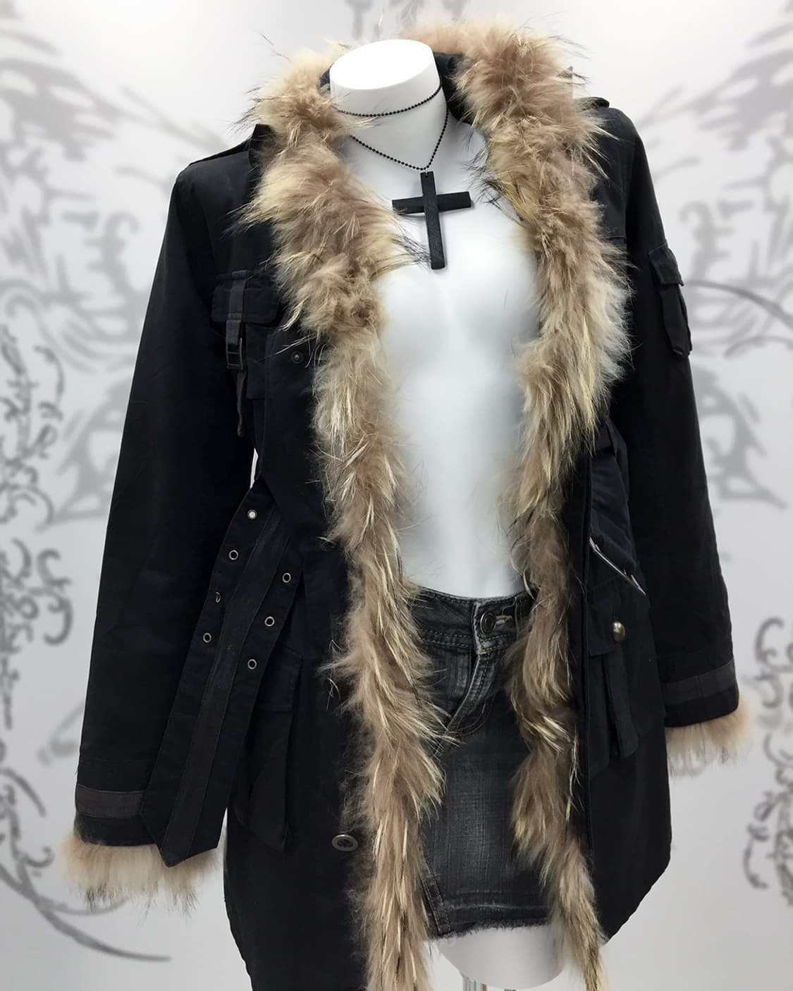 Wild Edge Real Fur-Trim Jacket 상품이미지2