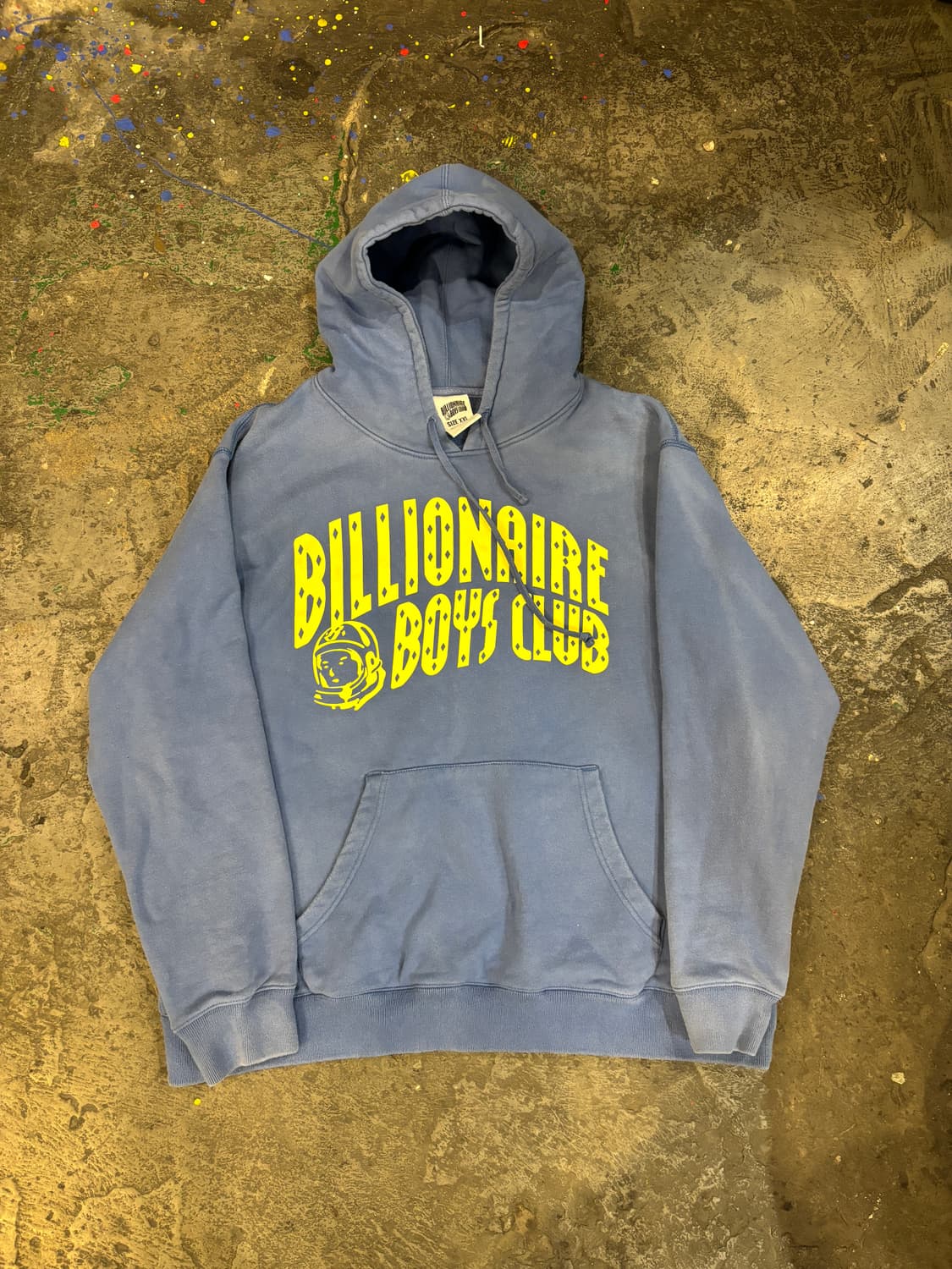 빈티지 블루 로고 후드티 상품이미지8