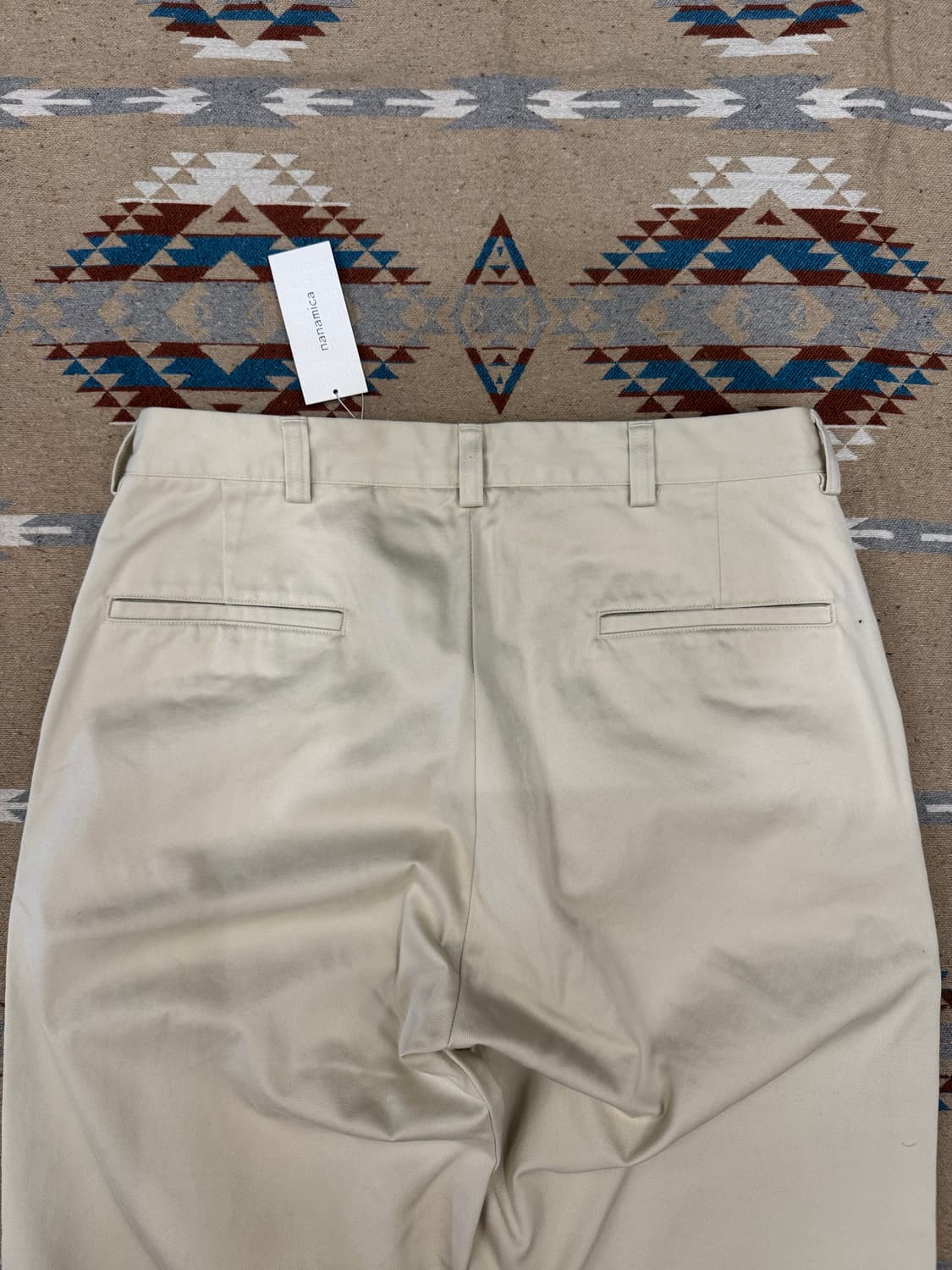 [34] 나나미카 와이드 스트레이트 치노 팬츠 드라이 샌드 상품이미지5