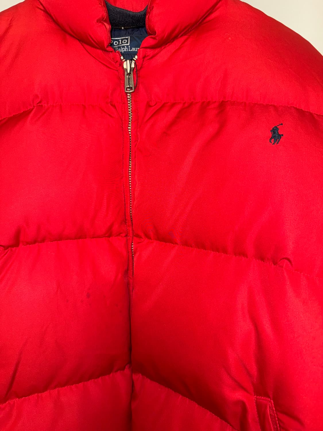 90's 폴로 랄프로렌 블록 다운 푸퍼 재킷 B26 상품이미지7