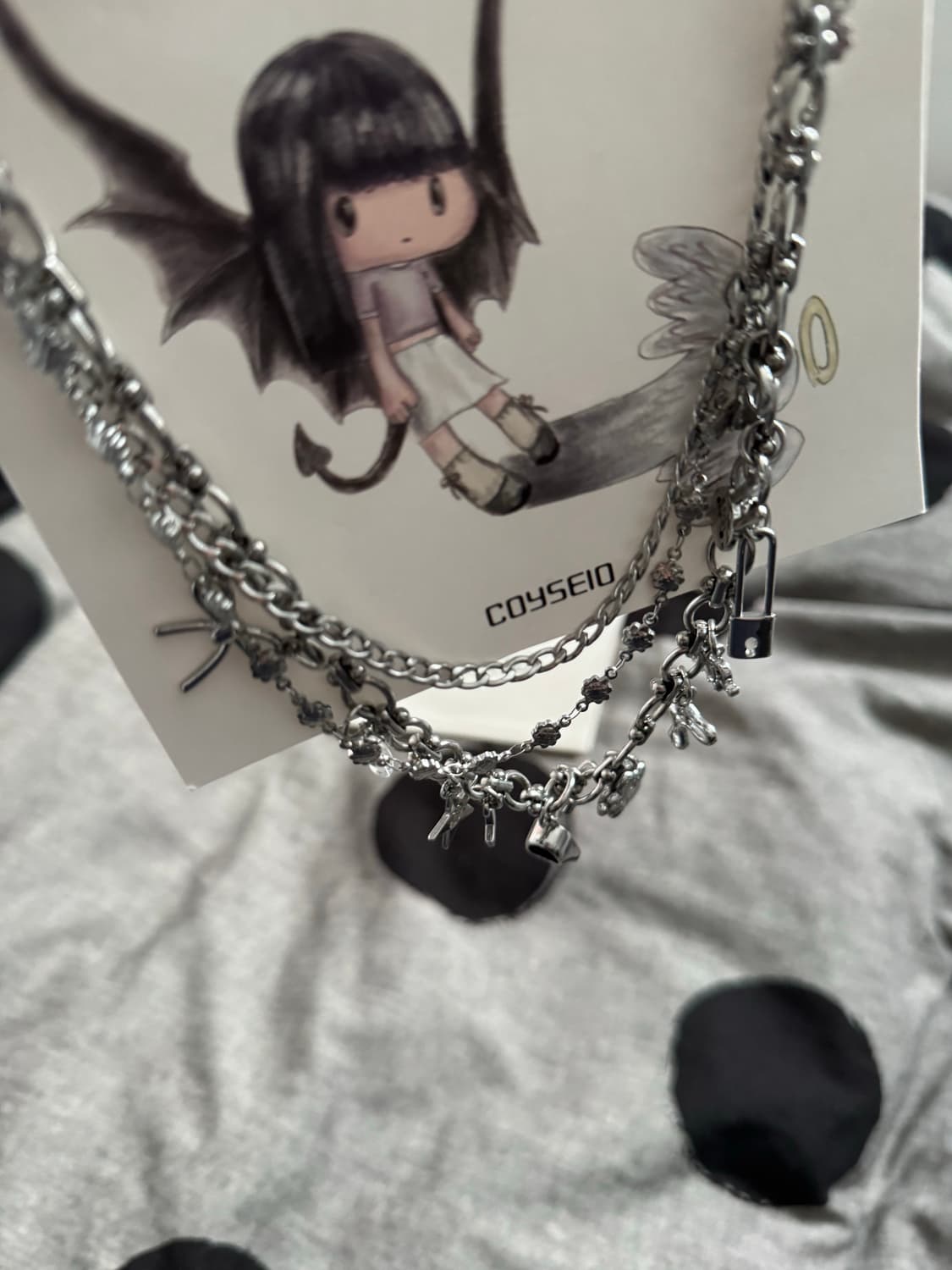 코이세이오 ENCHANTRESS CHARM NECKLACE 크롬 상품이미지3