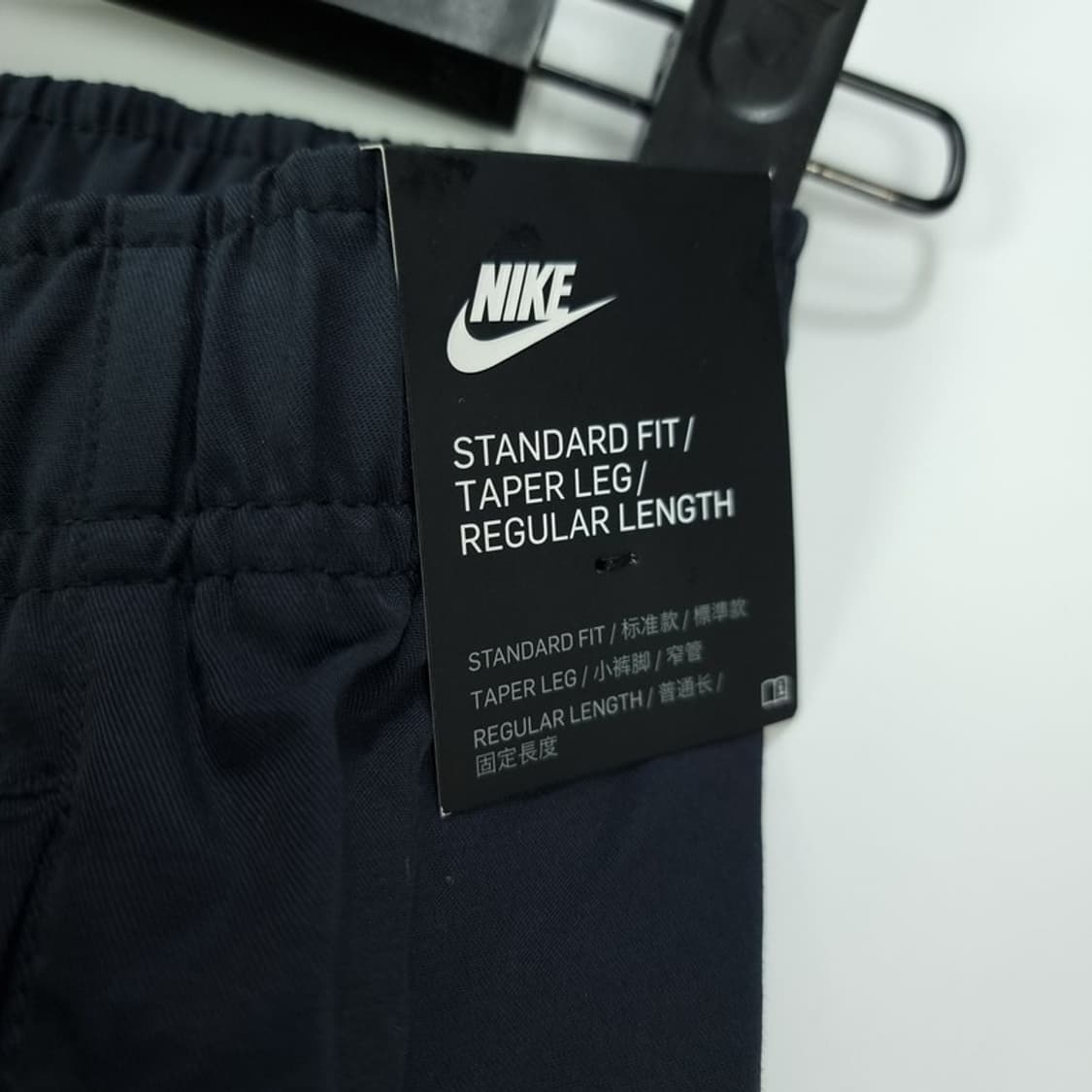 [나이키 (새상품)멀티 자수 스트링 카고 팬츠 블랙 M19427 상품이미지8