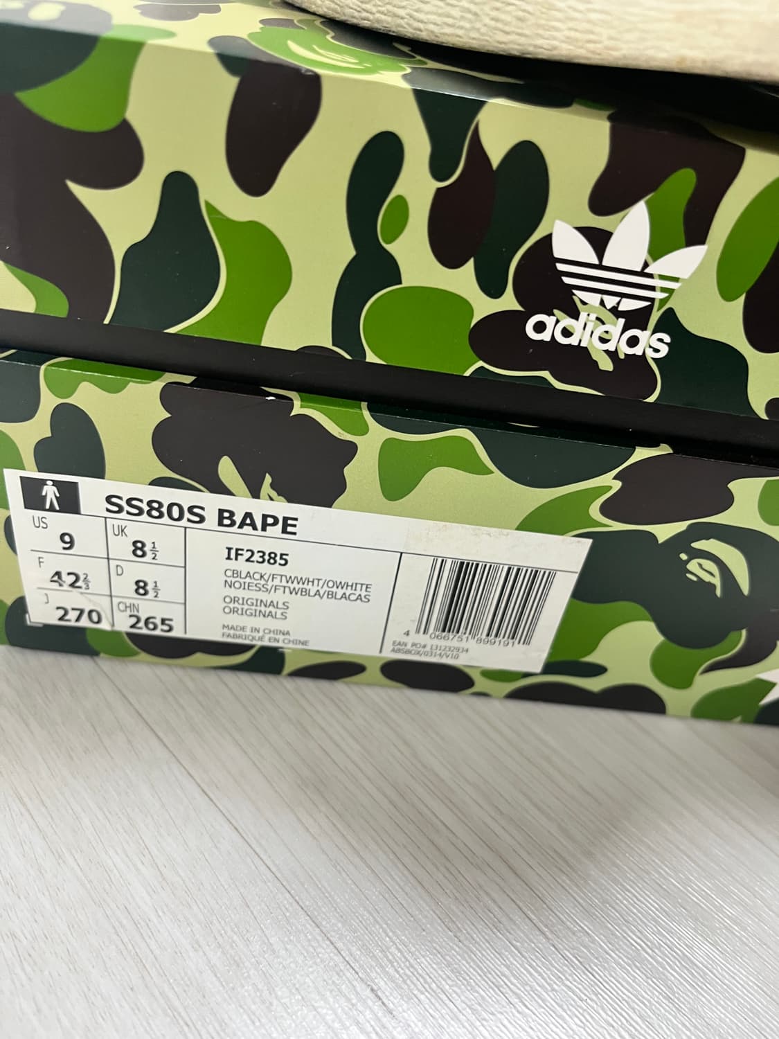 베이프 슈퍼스타 80s 코어블랙 상품이미지6