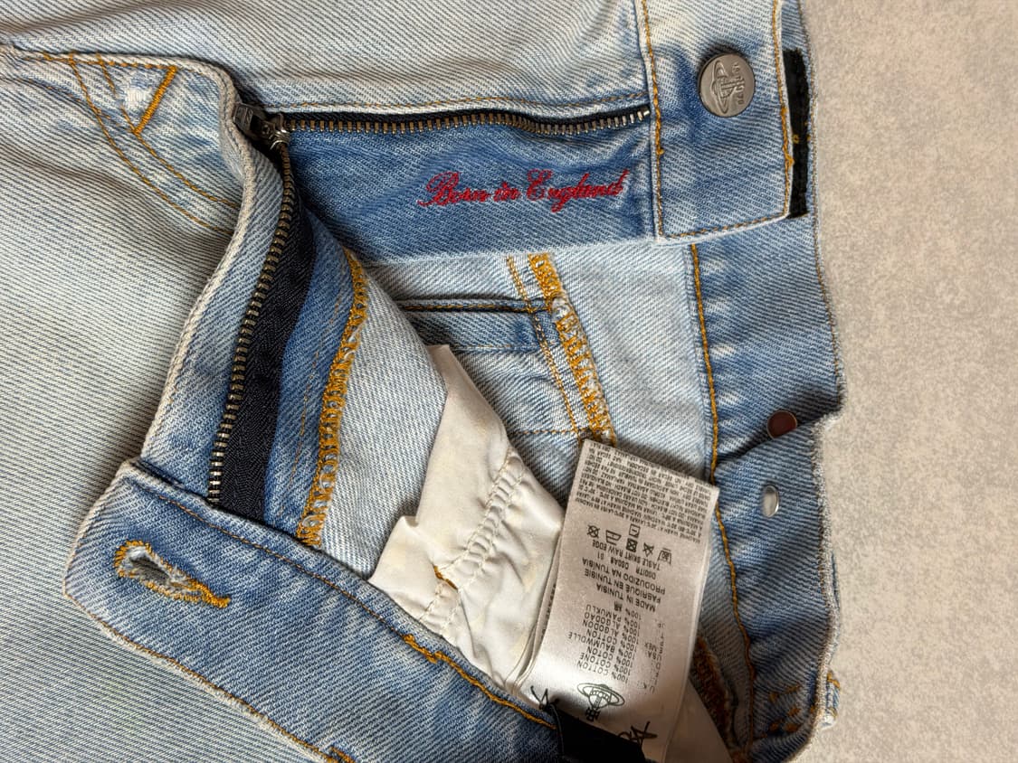 비비안웨스트우드 컷팅 데님 스커트 25 상품이미지4