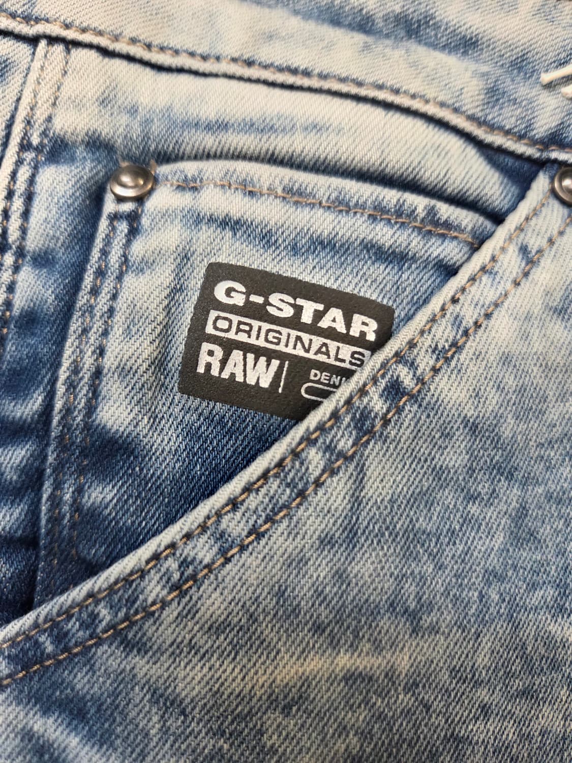 G-Star Raw 워싱 데님 바지(W28/L34)스판 상품이미지4