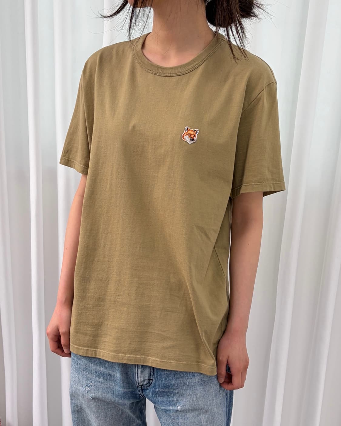 [M]메종 키츠네 폭스 헤드 반팔 티셔츠 상품이미지1