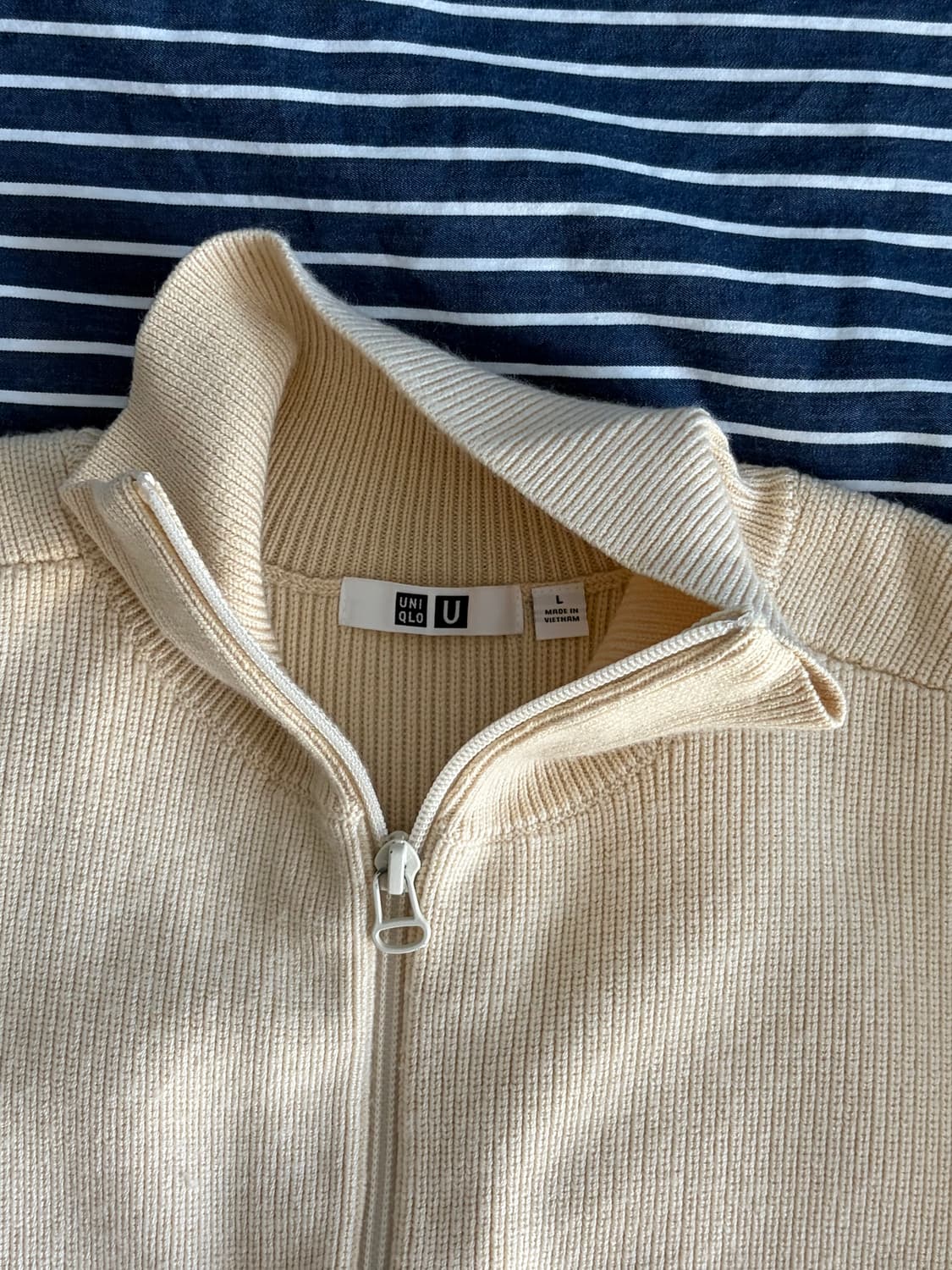 유니클로u 메리노울니트집업 상품이미지2