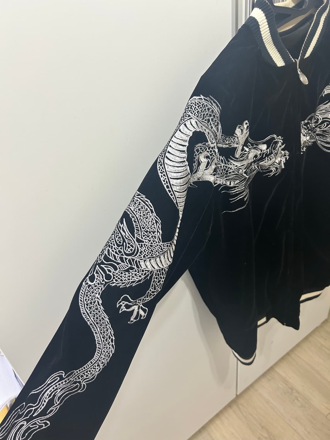 일본판 자수 리버시블 스카잔 상품이미지3