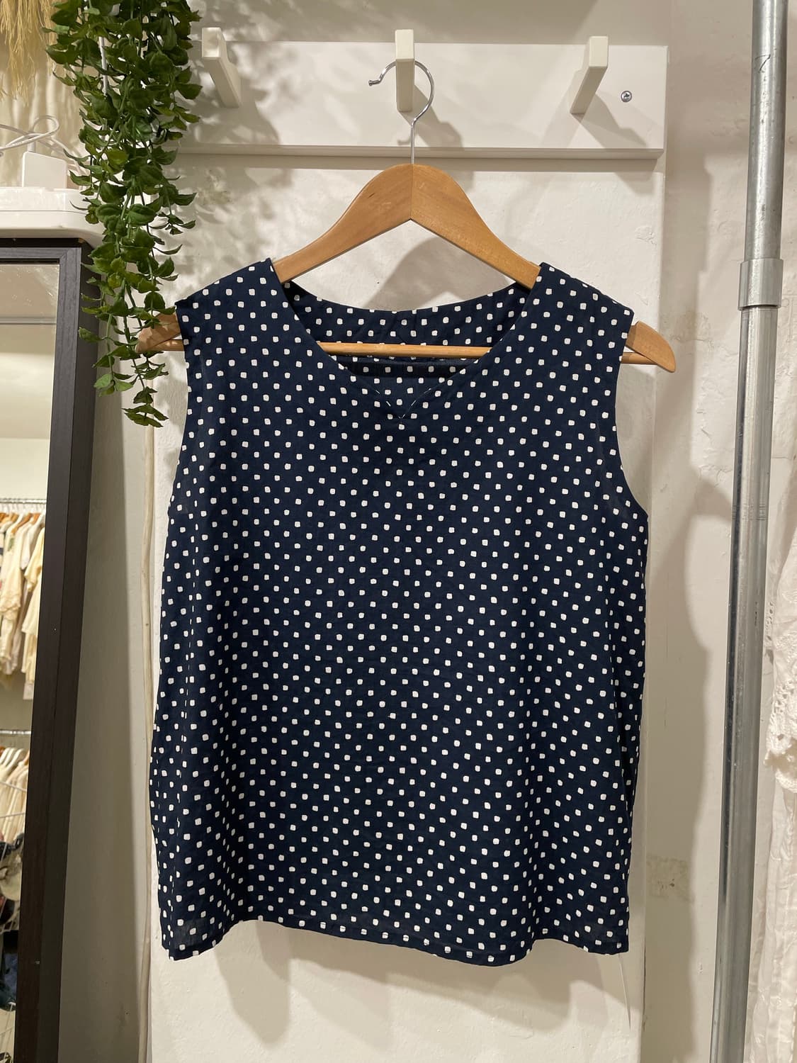 Square Dot Sleeveless Top 상품이미지6