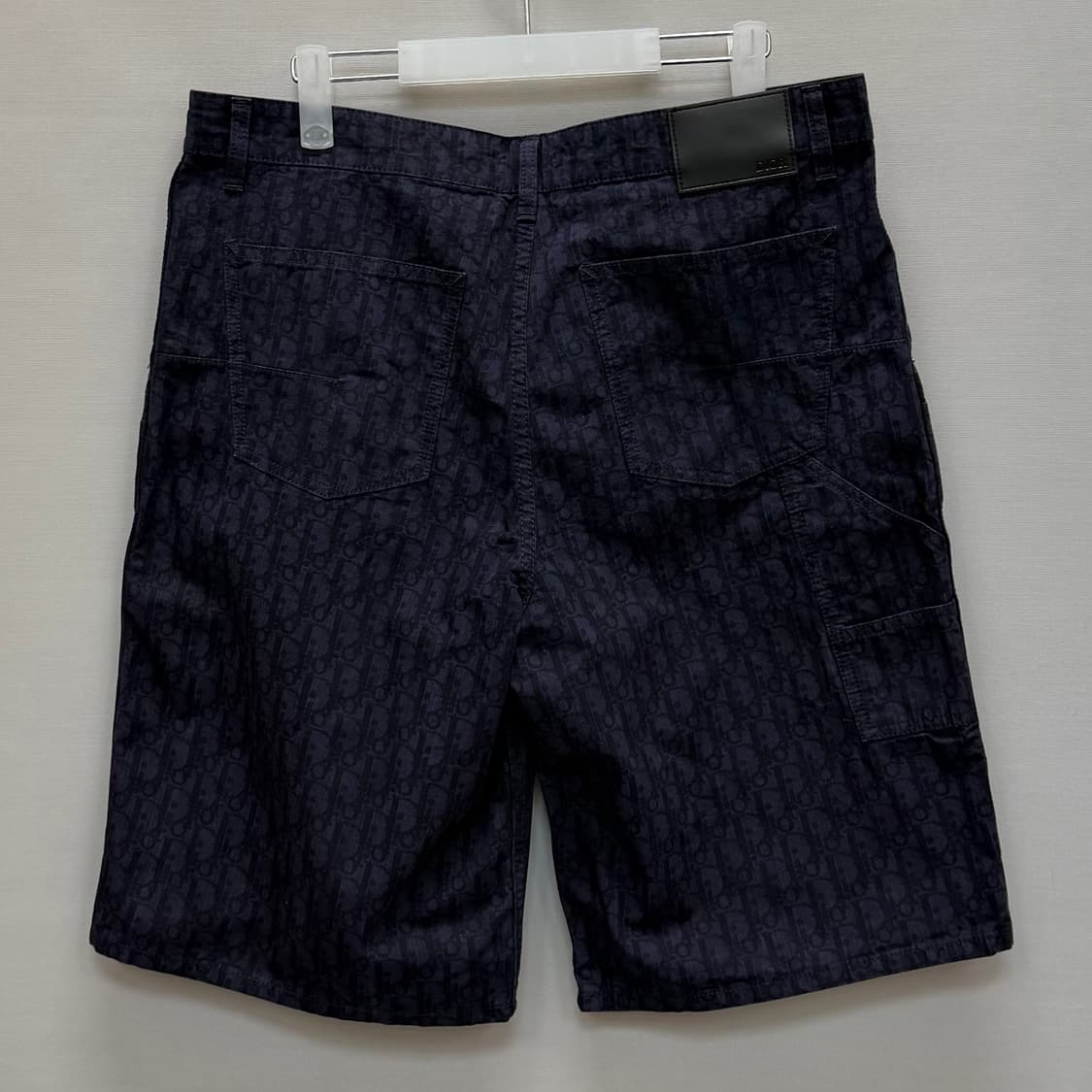 디올 오블리크 카스리 코튼 데님 카펜터  쇼츠 팬츠 ( 34 ) 상품이미지4