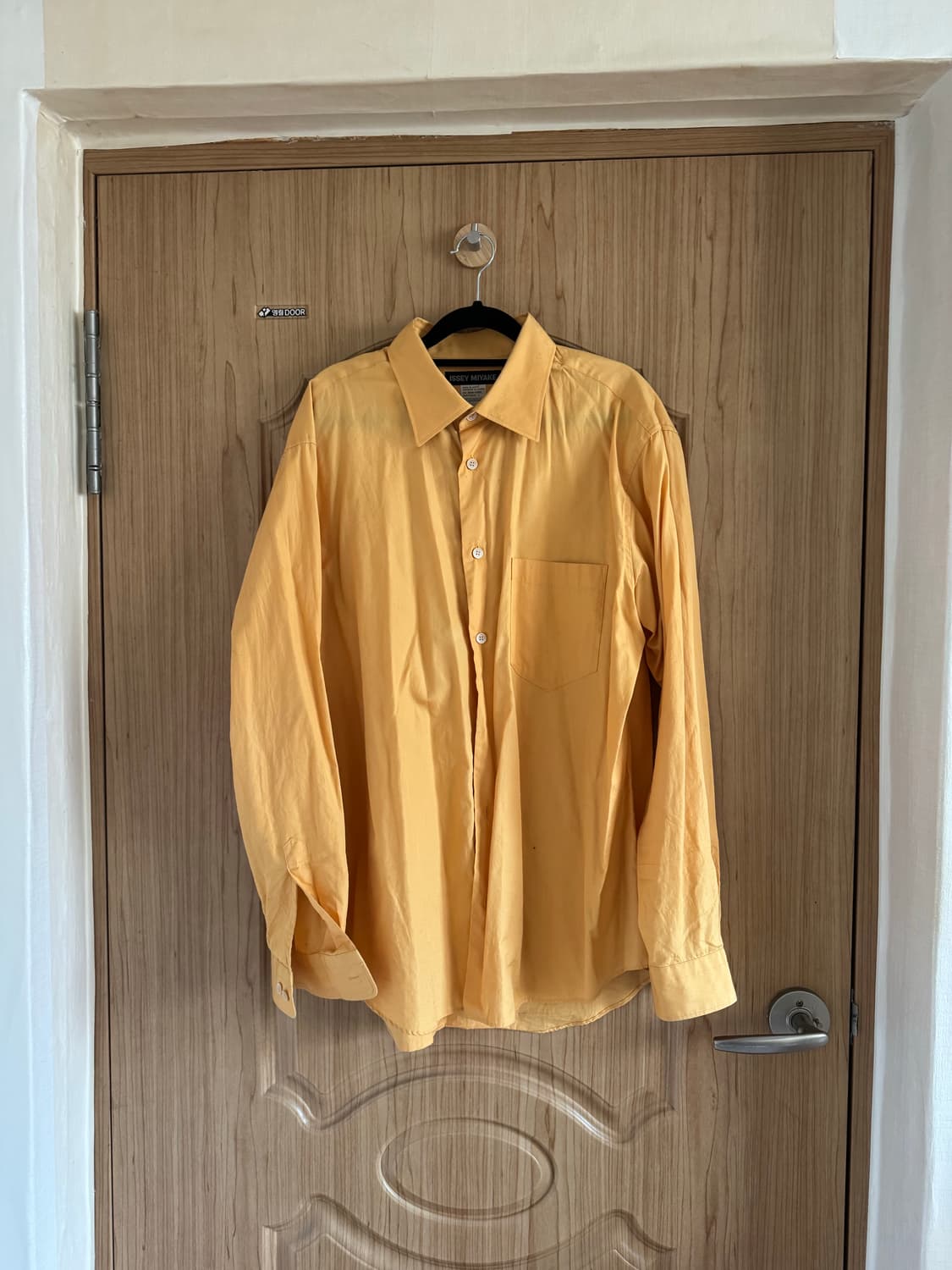 이세이미야케 옐로우셔츠 상품이미지1