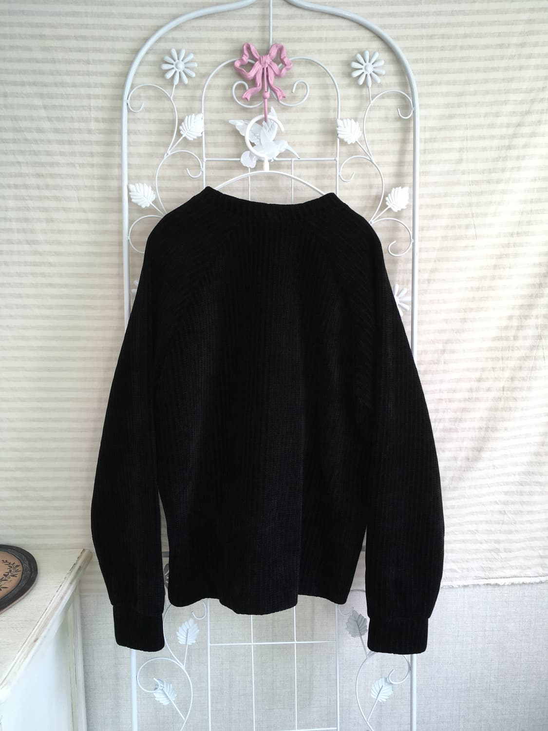 사입 블랙 니트 가디건 y2k 스트릿 갸루 펑키 451  상품이미지2