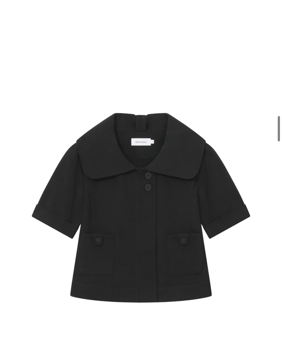 미세키서울 Rolled button short sleeve jacket 상품이미지1