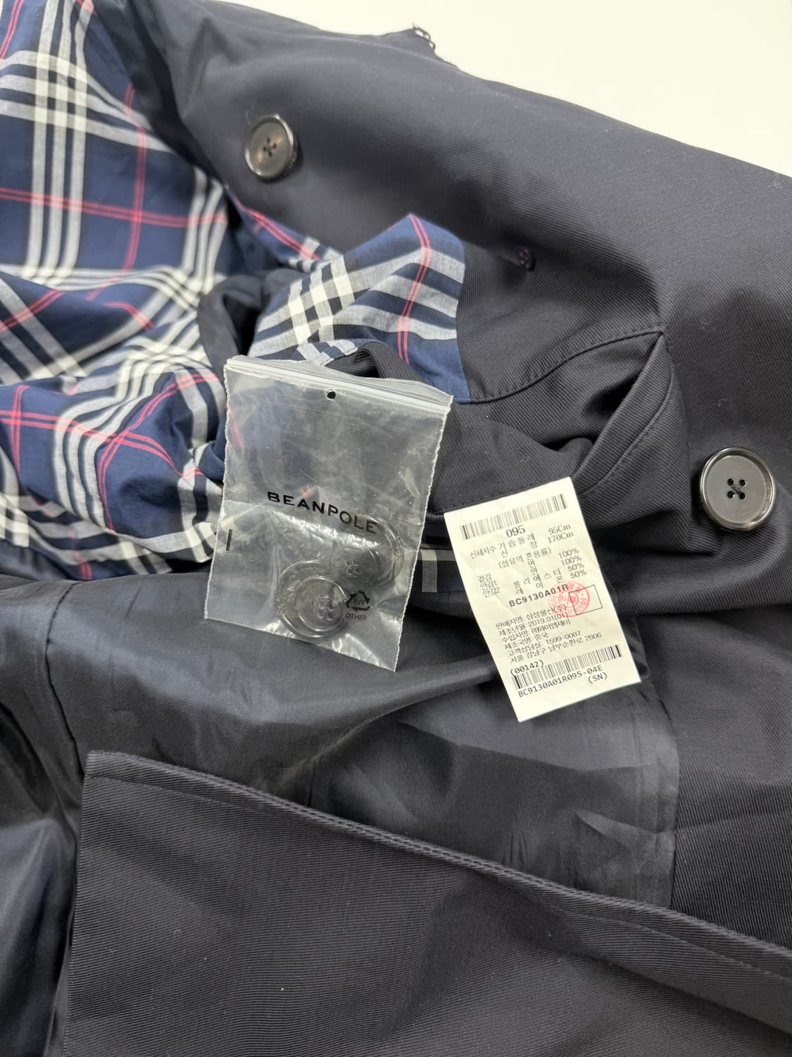 빈폴Men 솔리드 더블 트렌치코트 상품이미지7