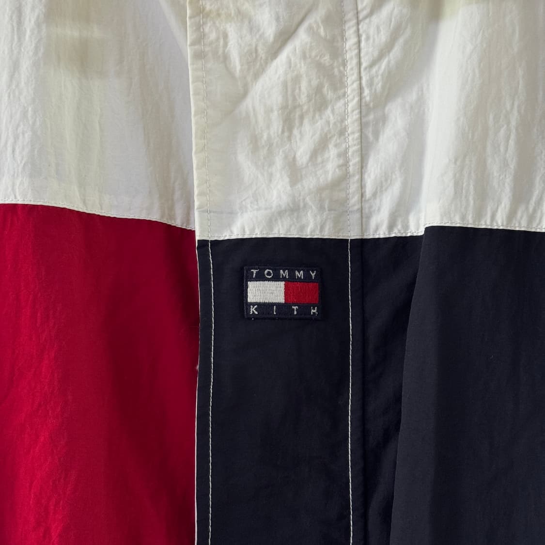 [L] 타미힐피거 KITH 트랙 자켓 화이트 상품이미지5