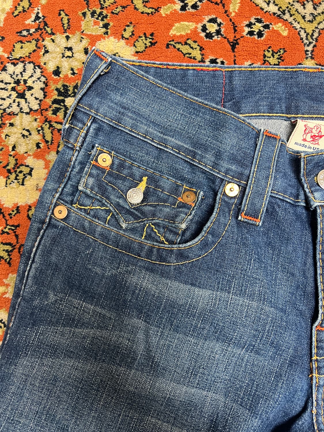 [32] 트루릴리전 Billy 아트워크 부츠컷 데님팬츠  상품이미지3