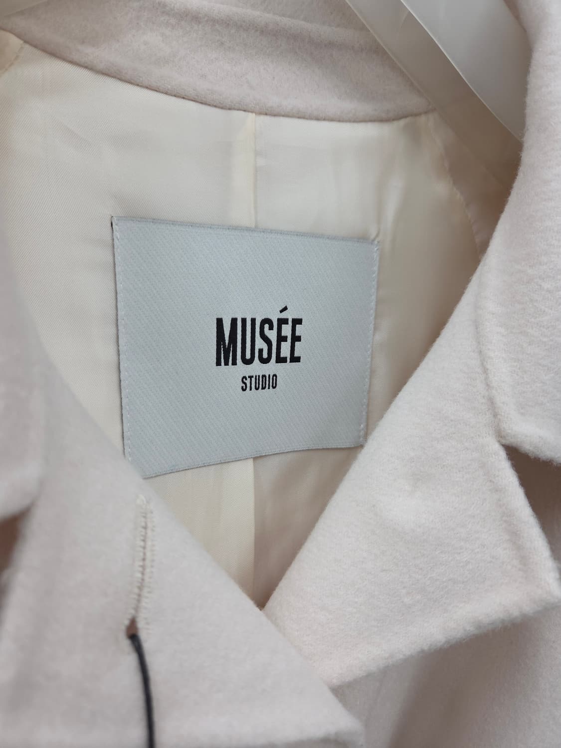 여성 38 뮤제 코트 캐시미어 울 혼방 상품이미지4