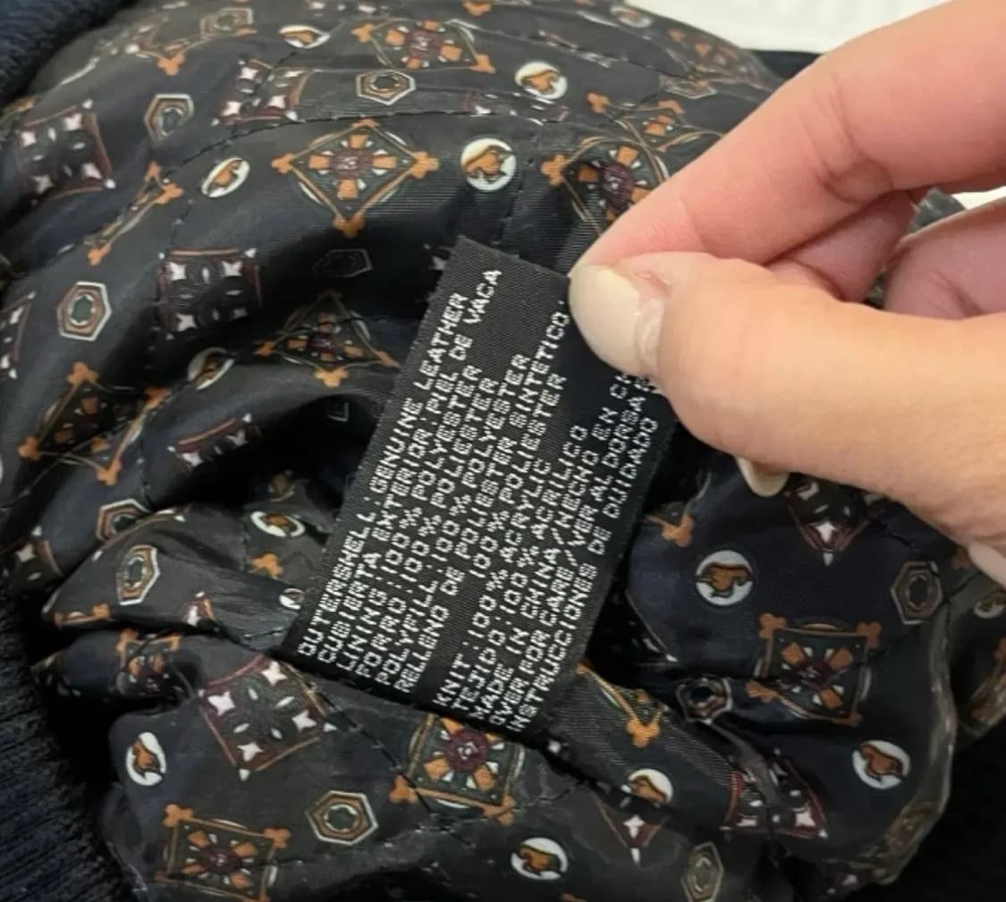 빈티지 아메카지 가죽 봄버자켓 90s 상품이미지4