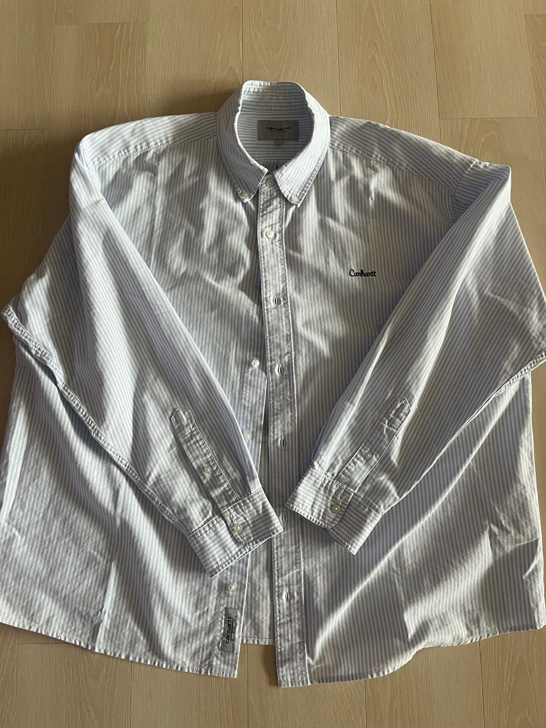 칼하트 wip 데니스 스트라이프 셔츠xl 상품이미지1