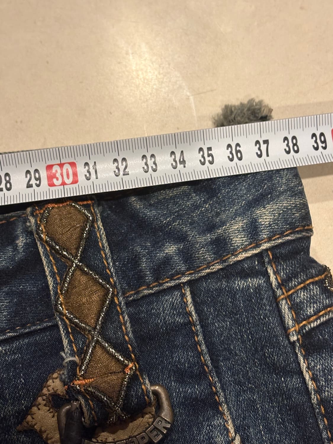 레드페퍼 로우라이즈 데님 쇼츠 반바지 상품이미지4