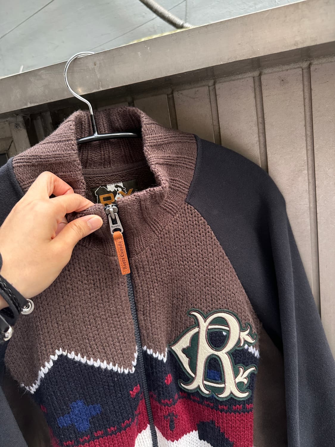 Vintage Roots cowichan nordic knit zip u 상품이미지5