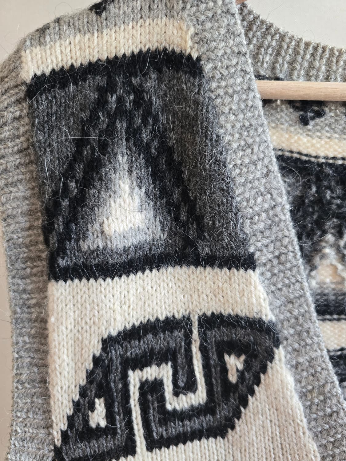 INCA-TEX 페루 알파카100% 잉카패턴 니트 상품이미지2