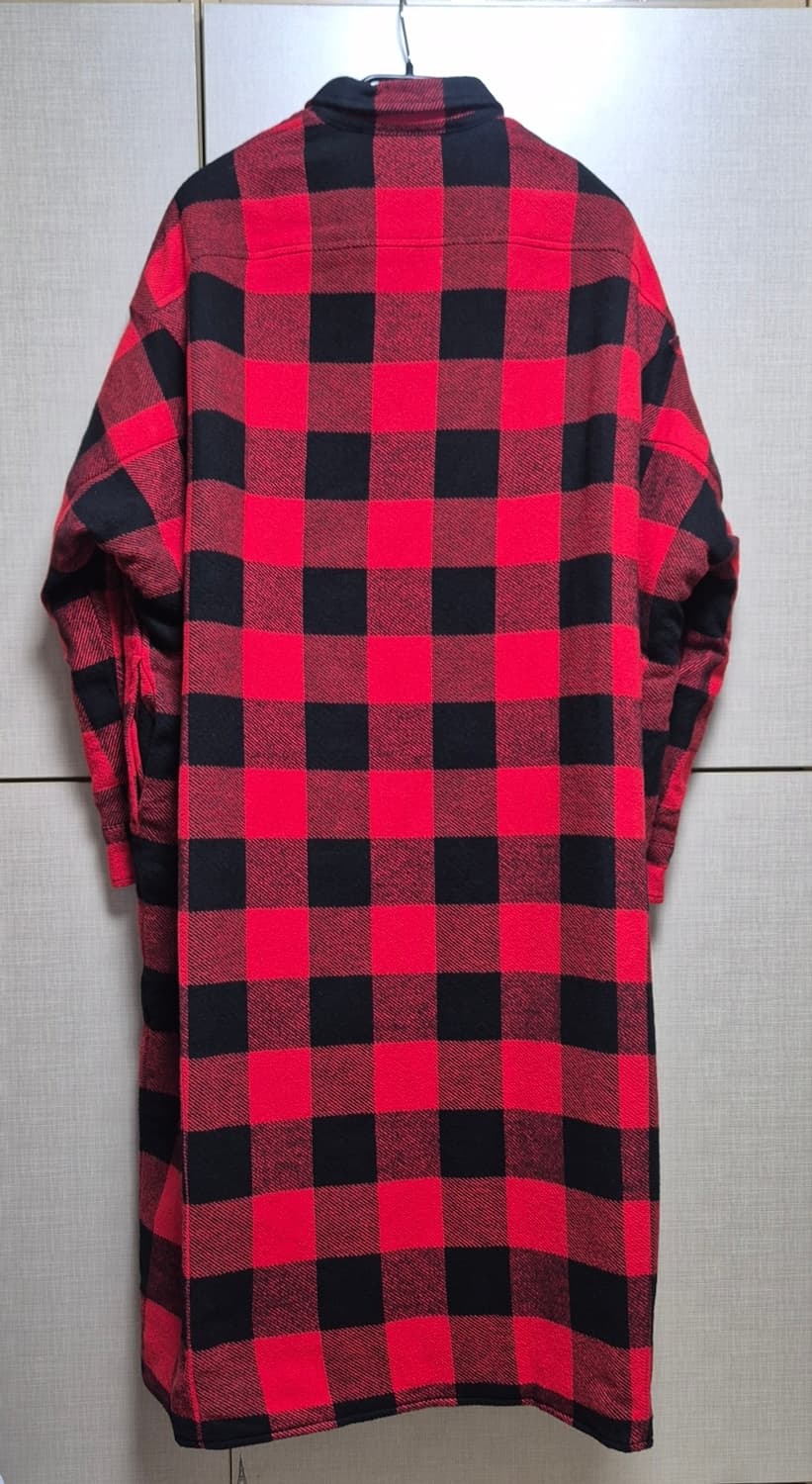 R13 체크 퀼팅코트  상품이미지2