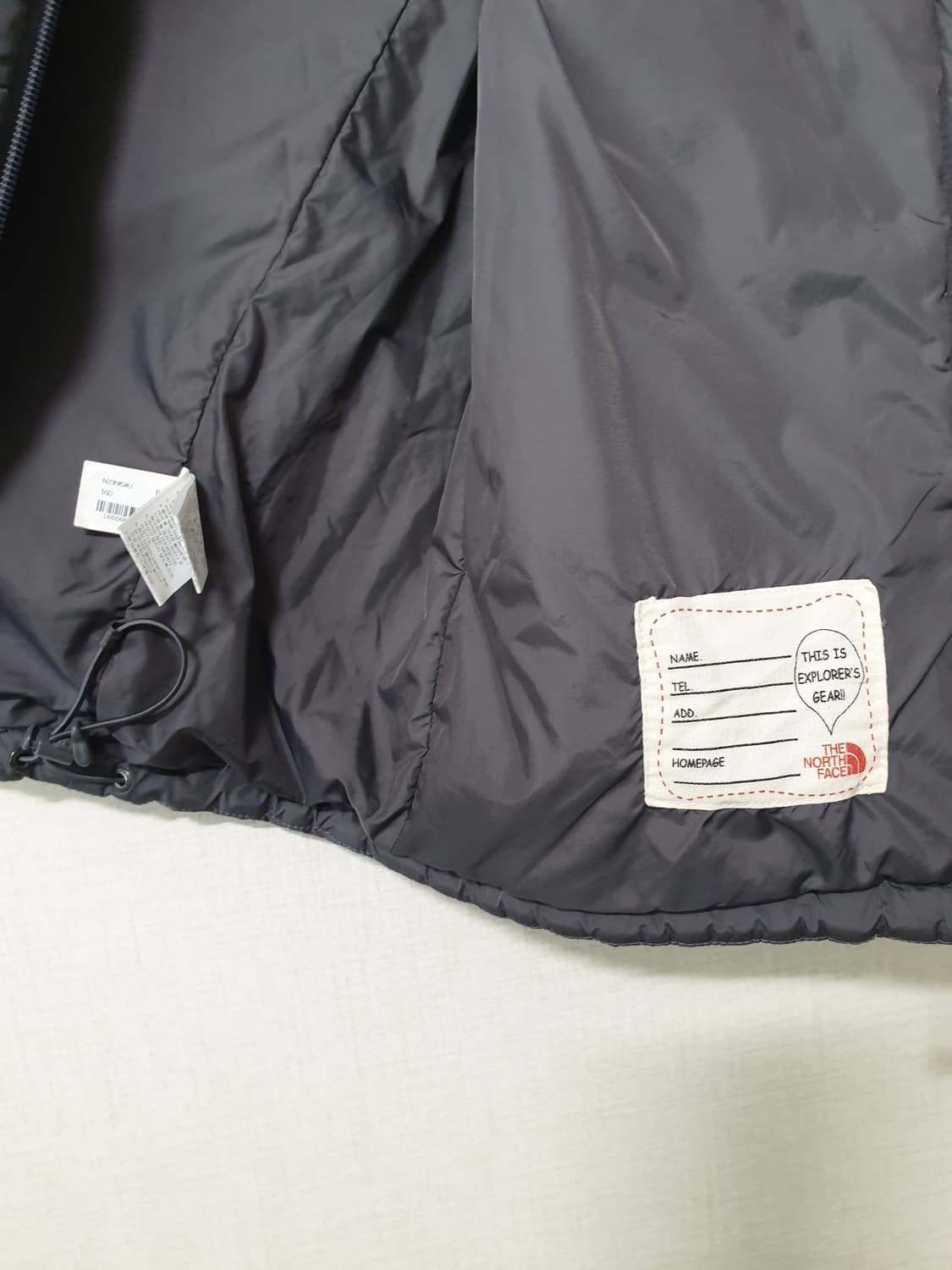 노스페이스 패딩 조끼 160사이즈 상품이미지4