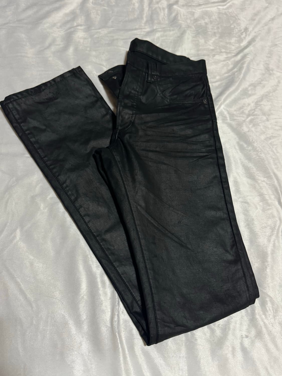 Dior homme AW2003 Luster coated jeans 상품이미지9