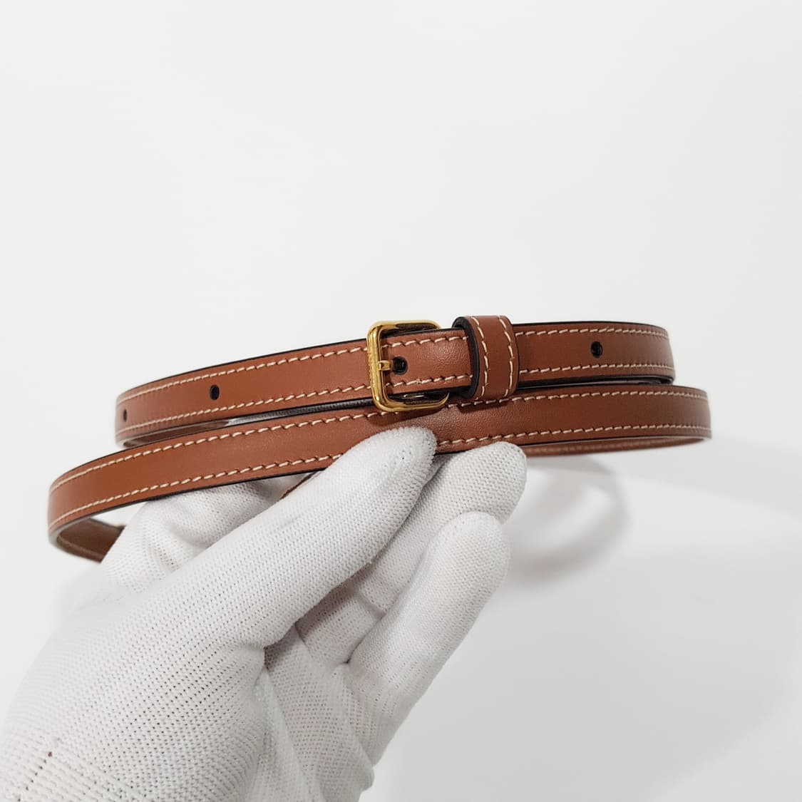 새상품! 셀린느 미니 클레아 베사체 트리오페 캔버스 탠 탑핸들  상품이미지7