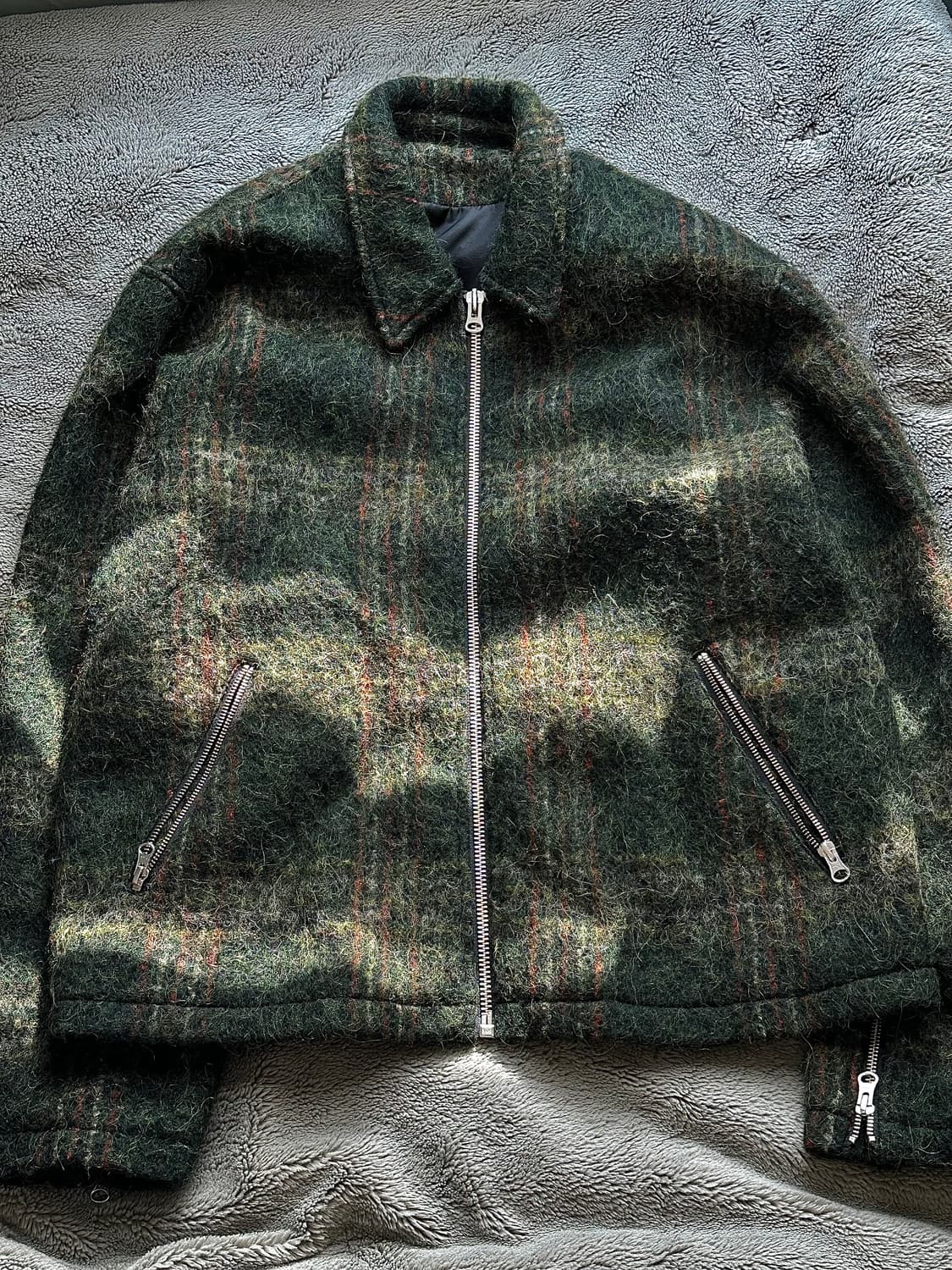 (L) stussy mohair club jacket 스투시 모헤어 자케 상품이미지2
