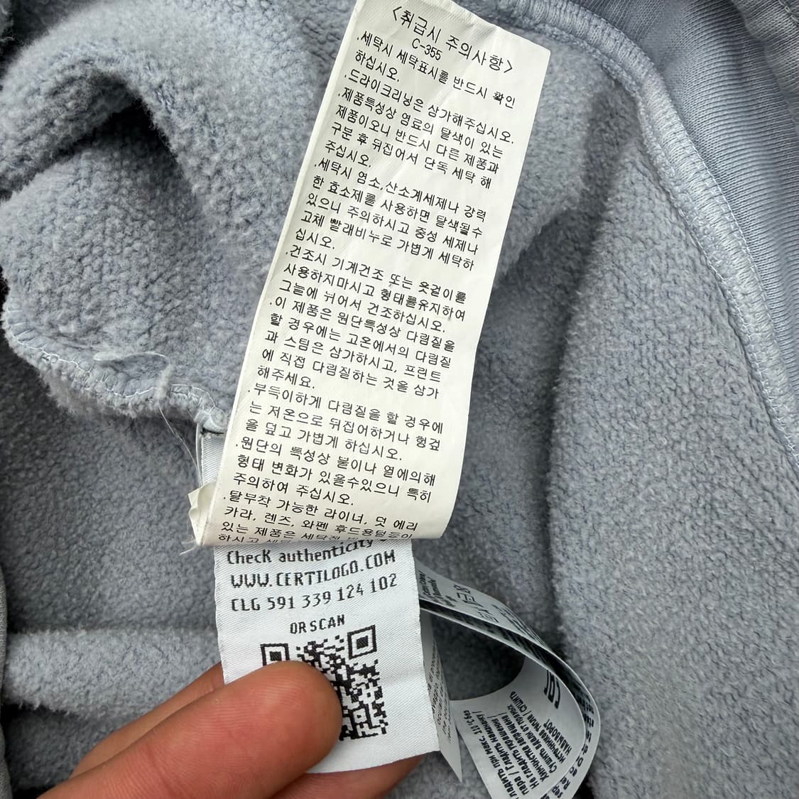 CP컴퍼니 차콜 그레이 렌즈 와펜 스웻셔츠 M 상품이미지9