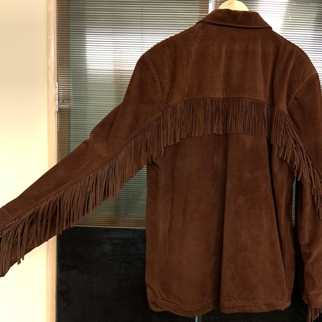 80‘s Roots 스웨이드 테슬자켓 상품이미지1