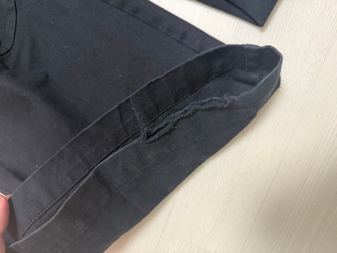 다이브인 워시드 베른 카고 팬츠 블랙 상품이미지4