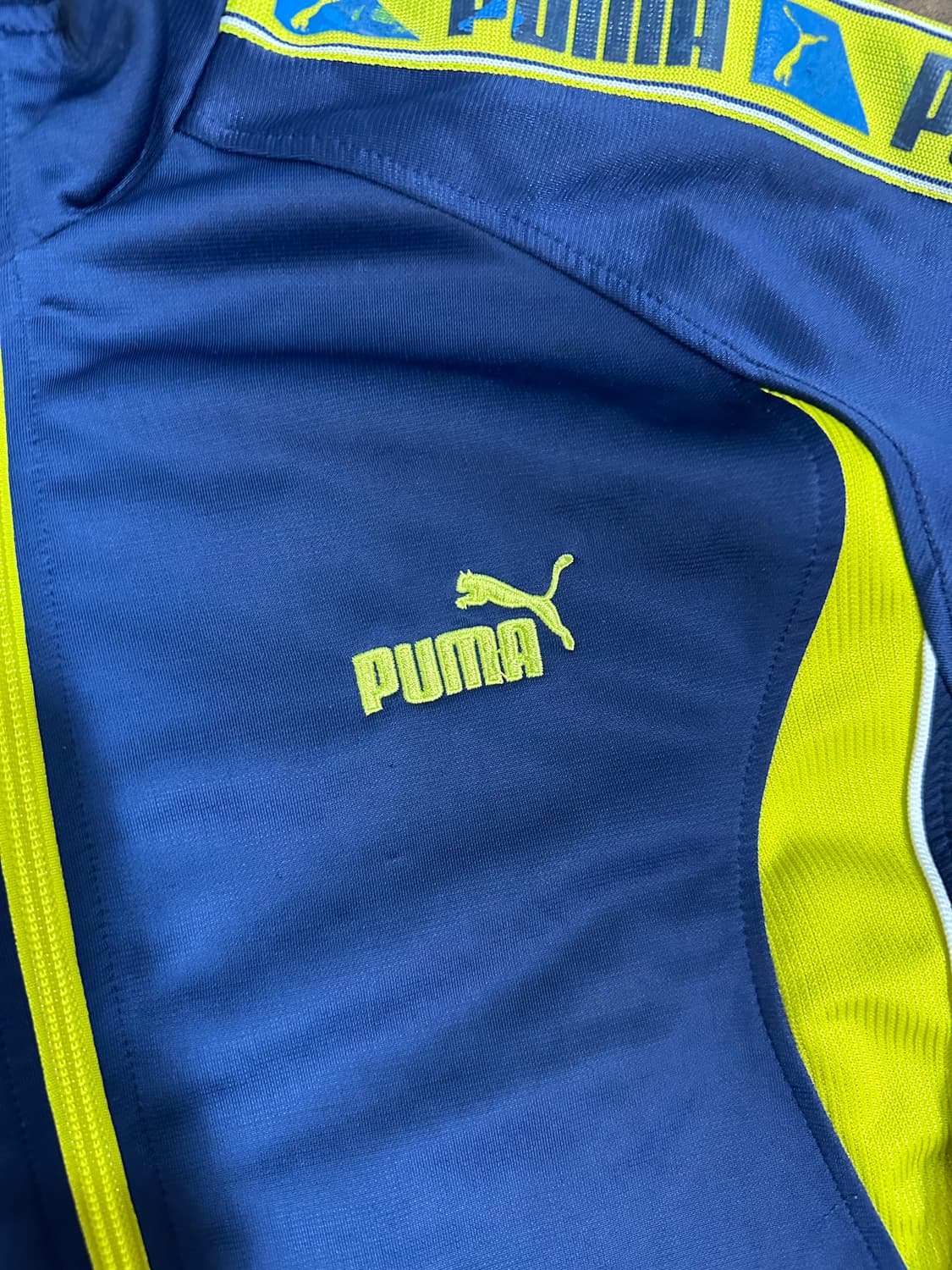 푸마 네이비 트랙 자켓 S 일본제품 올드스쿨 일본판 상품이미지2