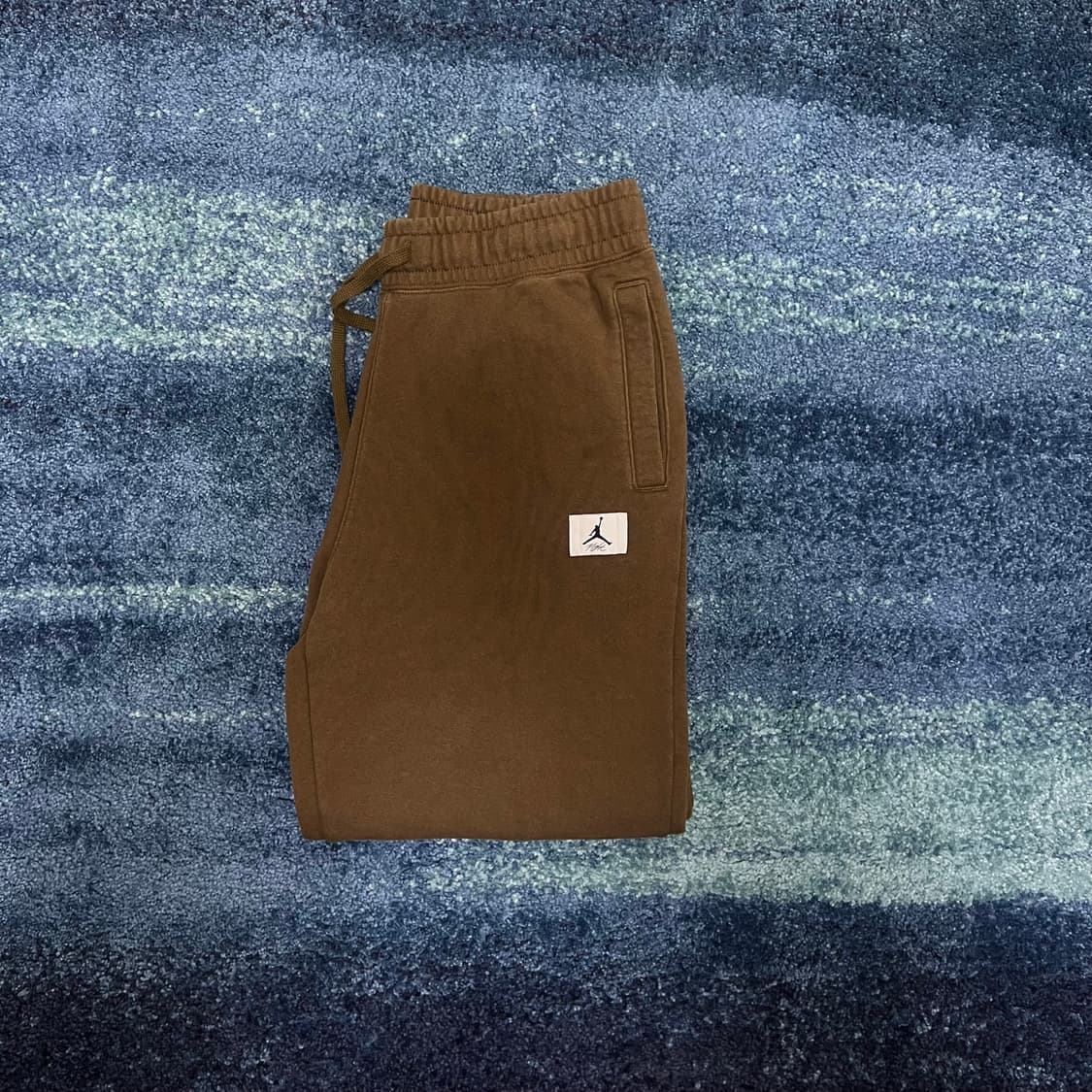 스캇맛 점프맨 조던 기모 스웨트팬츠 카키브라운 여(M) 상품이미지4