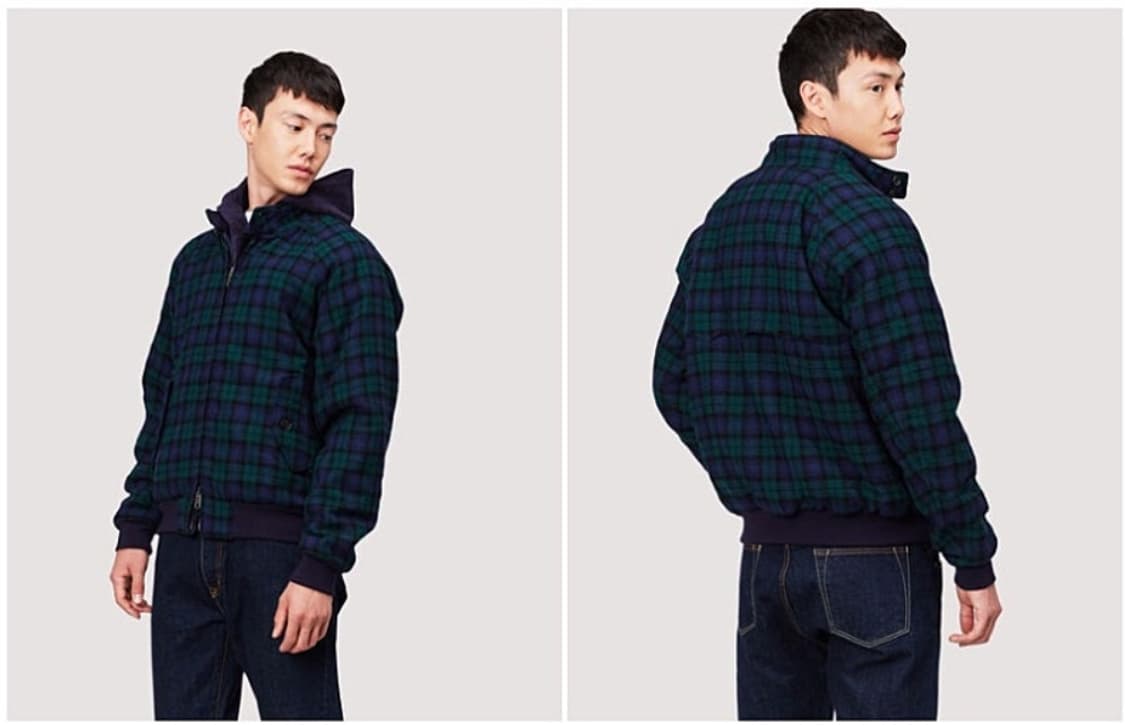 바라쿠타 G9 셰틀랜드 울 블랙와치 자켓 44(xl) 상품이미지5