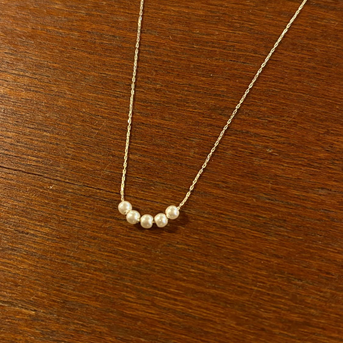 새상품 신주 진주 골드 목걸이 상품이미지1