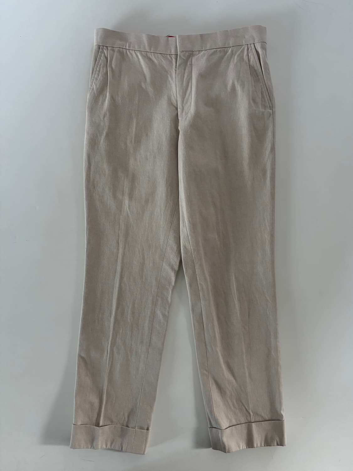 Thom Browne 톰브라운 베이지컬러 코튼 팬츠   상품이미지2